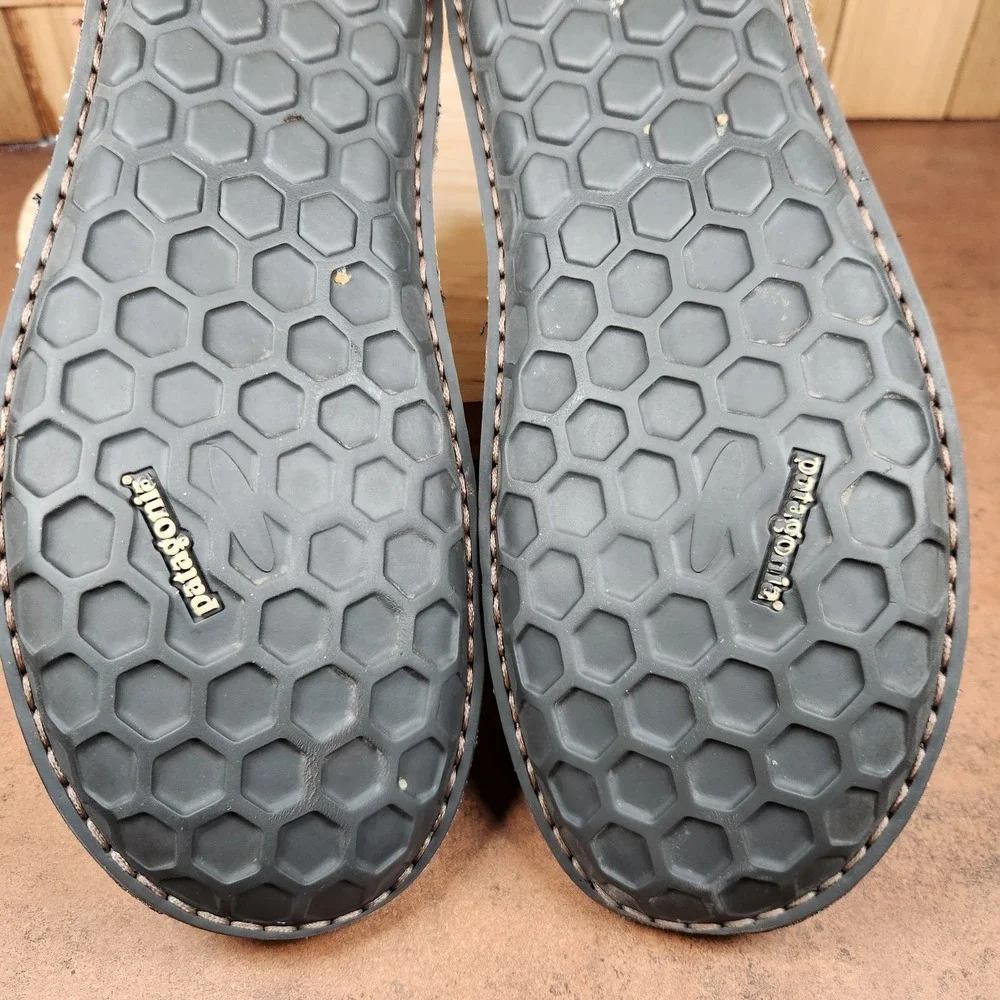 Patagonia Banyan Lace Shoes Mens Size 12 Leather Casual Performance Espresso